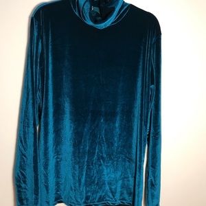 Blue Velvet turtleneck